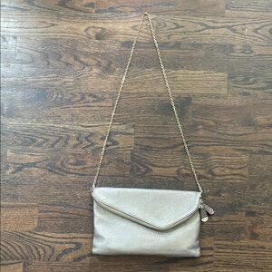 GWP! Urban Expressions Metallic Clutch with Chain